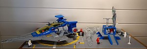 LEGO MOC-120180 Moonbase for the new 10497 Galaxy Explorer (Space > Classic Space 2022)