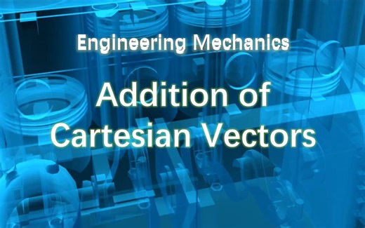Engineering Mechanics - 2.6 Addition of Cartesian Vectors
