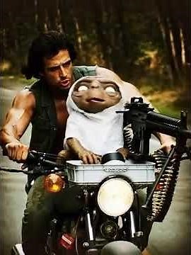Rambo Teaches E.T. How to Operate an M60 Machine Gun 💥👽