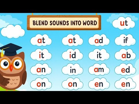 🌟 Learn to Blend Sounds into Words | Fun Phonics for Kids 🌟