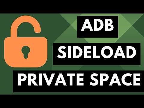 How to Manually Sideload an APK File to Android Private Space with ADB?