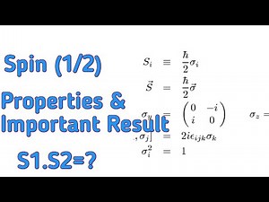 Spin Angular Momentum ( Pauli Matrices) Properties and How to Apply it? Quantum Mechanics