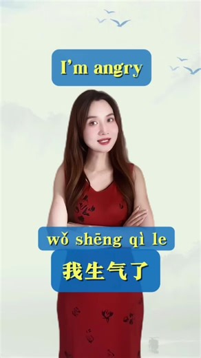 I am angry#mandarin #Chinese #LanguageLearning #fyp #learnchinese
