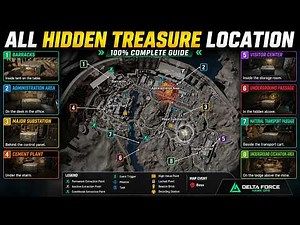 All Treasure hunt Location Zero Dam Map- Delta Force