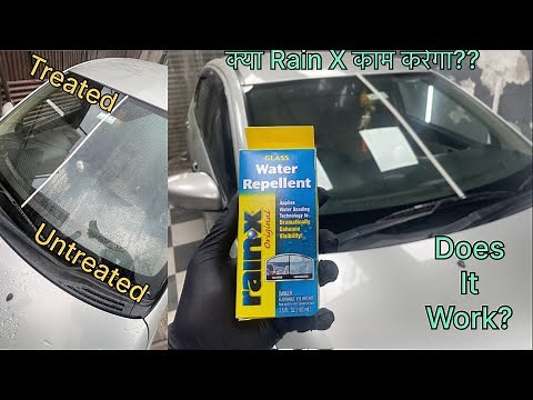 Full Review Rain X Glass Water Repellent || Application || Testing || Turtle clearvue || windshield