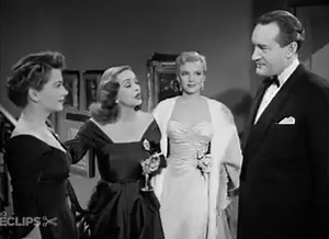 All About Eve is a 1950 🎥 American drama film written and directed by Joseph L. Mankiewicz, and produced by Darryl F. Zanuck. It was based on the 1946 short story The Wisdom of Eve by Mary Orr, although screen credit was not given for it. The film stars Bette Davis as Margo Channing, a highly regarded but aging Broadway star. Anne Baxter plays Eve Harrington, an ambitious young fan who maneuvers herself into Channing's life, ultimately threatening Channing's career and her personal relationship
