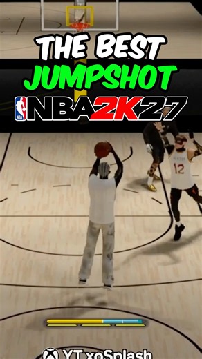 BEST JUMPSHOT FOR CENTERS NBA 2k27 #nba2k27 #nba2k #xosplash