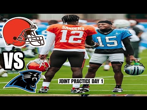 Browns vs Panthers FULL Joint Practice Day 1 Highlights RECAP: Shedeur Sanders & Jimmy Horn REUNITE😳