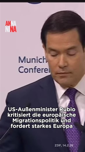Anna Nina | US-Außenminister Rubio stellt auf der Münchner Sicherheitskonferenz klar, was Europas links-grüne Poltiker nicht hören wollen: China hat... | Instagram