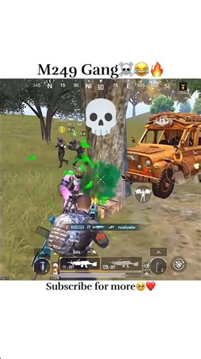 Vector full m249 squad 😃 hard attack #bgmi #pubgtrolls #shorts