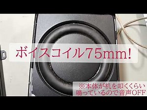 [Arrived on November 17th] Ultra-compact subwoofer