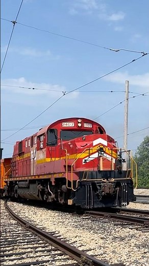 GBW 2407 roll by at the IRM (Illinois Railway Museum) 🚂🔥