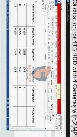 Hikvision Storage Calculation