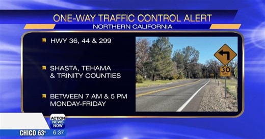 Caltrans crews begin work on replacing curve warning signs along multiple highways across Northern California