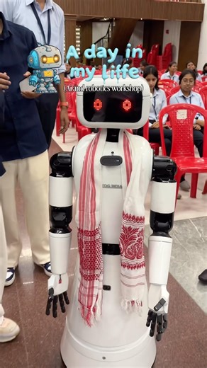 A day in my life as a computer science student *ai and robotics workshop* #collegelife #students