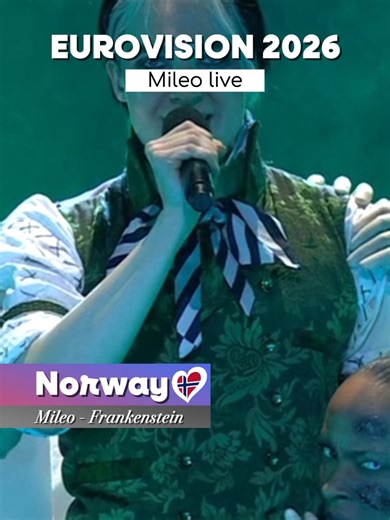 Mileo - Frankenstein live🇳🇴 #norway #eurovision #pyf #esc #viral #Mileo #Frankenstein