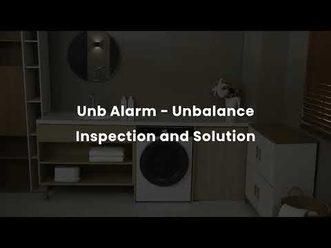 How to solve the Unb notification on a Hisense Washing machine