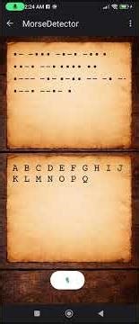 MyFriendlyMorse - Alphabet Translation Demo