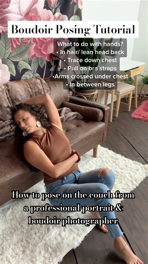 Posing Tutorial: Couch Boudoir Pose