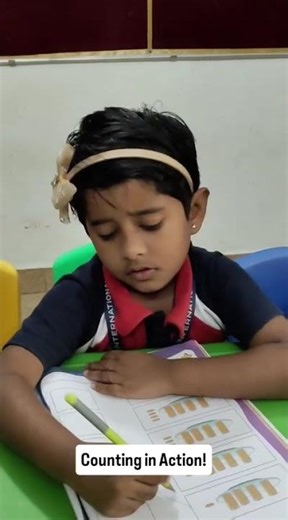 Math Counting Activity 🧮 | Tiny Hands, Big Focus ✅ | #kidsvideos #learnmath #bestpreschoolnearme