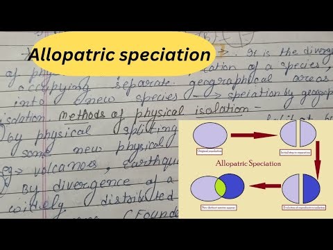 Allopatric Speciation Explained in easy way 🔥 | Evolution Made Easy #biology #evolution #study