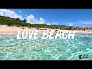 Love Beach, Long Island, Bahamas (Crystal Clear Turquoise Water and Soft Sand)