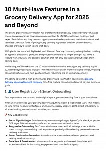 10 Must-Have Features in a Grocery Delivery App for 2025 and Beyond - SlideServe
