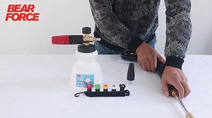 Watch Bear Force Foam Cannon with Extension Lance and Spray Tips on Amazon Live