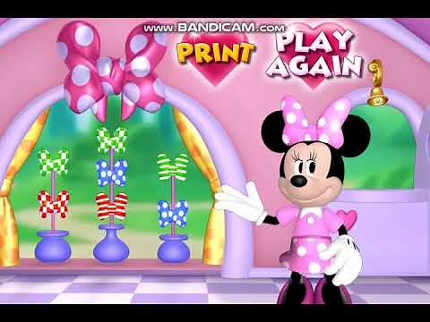 Minnie's Bow Maker Gameplay