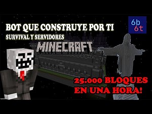 BOT para construir automaticamente en MINECRAFT (todas las versiones) | BryanBG