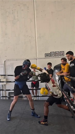last round bursts #boxing #sparring