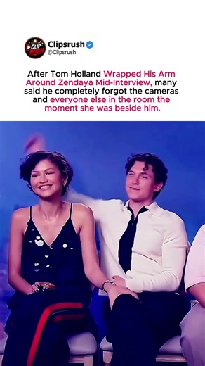 Tom Holland forgot the cameras the second Zendaya was by his side ❤️ #TomHolland
