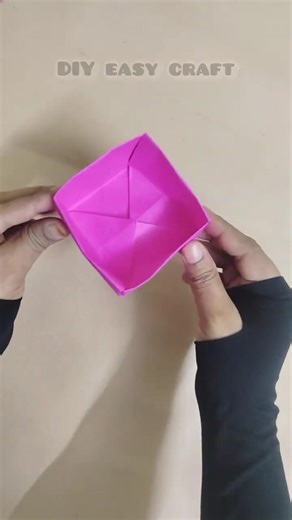 DIY Paper Box Without Glue | Paper Box Easy Tutoria #shorts #youtubeshorts #short #papercraft
