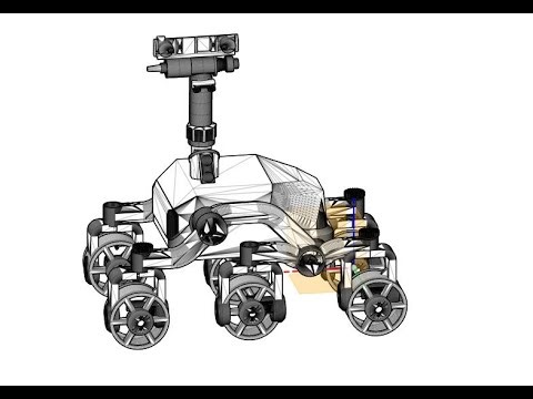 Complete Rover Assembly | Full 6-Wheel Synchronization with Front & Rear Arm Mechanism
