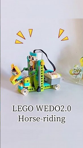 LEGO WEDO2.0 | Horse-riding🐎 #lego #buildingconstruction #robot #wedo