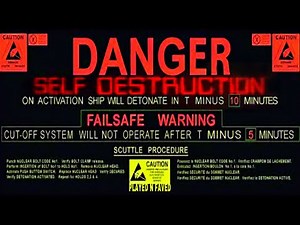 Self Destruct Warning Sound Effect / Sound Of Self Destruction / Female Voice Countdown To Detonate