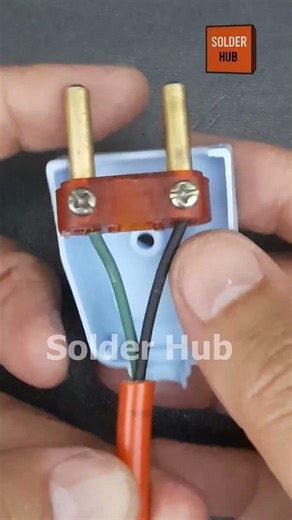 How to Connect Wires in a 2-Pin Plug Properly 🔌