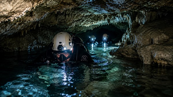 A cave diver got trapped deep underground - rescuers couldn't even recover his body, “there was no way out”