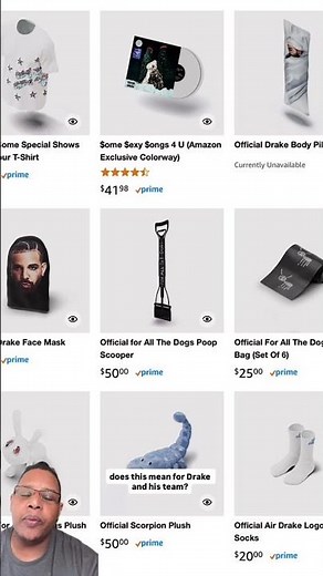 Explore Drake's Merchandise Like Never Before!