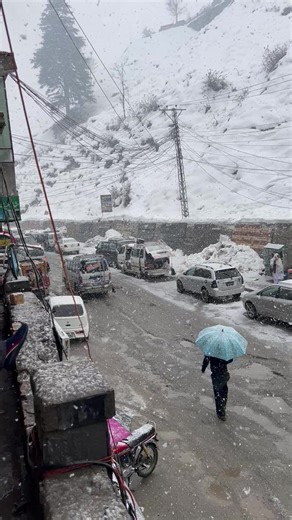 Experiencing Heavy Snowfall in Kalam Bazar