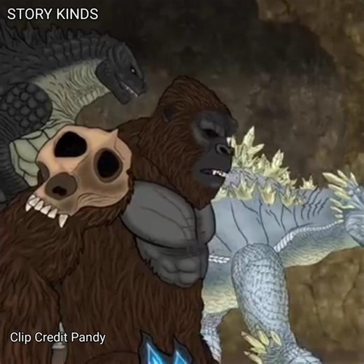 Godzilla VS Kong 💀 #godzilla #storykinds #kong