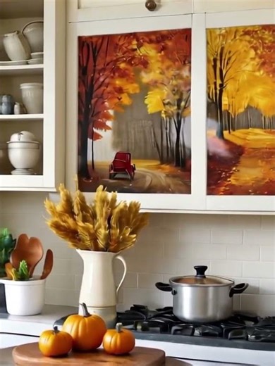 Fall Wall Kitchen Decor Ideas 🍁🍂 | Cozy & Stylish Autumn Vibes for Your Kitchen