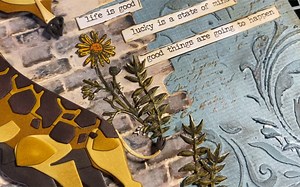 【Ting】Art journal with me | sizzix 二季度刀模 | Tim holtz | Ep 2