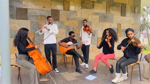 ethiopian#music#dinnermusic#weddingmusic#musicians#quartet violin, viola, flute, cello,menew telyshign