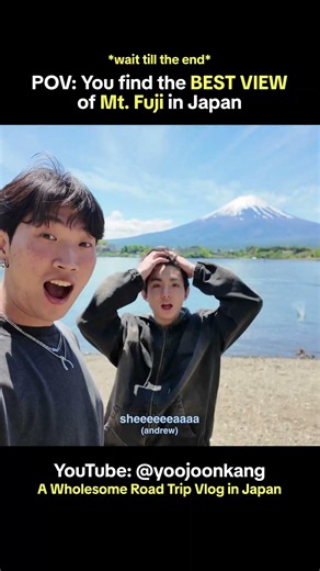 The BEST VIEW of Mount Fuji #shorts #japanvlog