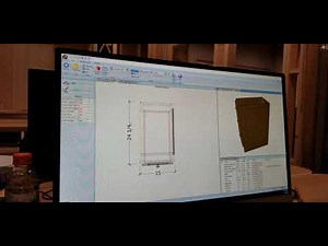 Paneled ends on island. Cabinet Vision V8