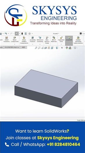 Master precision like a pro with Distance Mate in SolidWorks