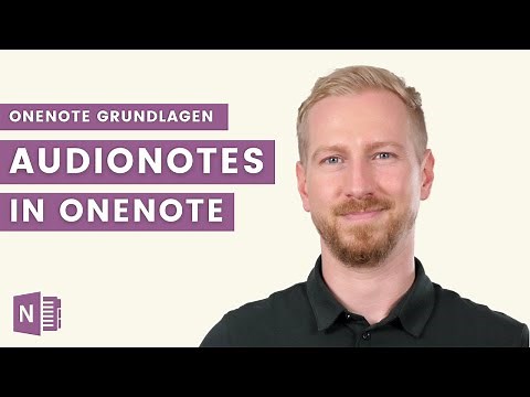 Wie kann man Audionotizen oder Sprachmemos in Microsoft OneNote aufnehmen?