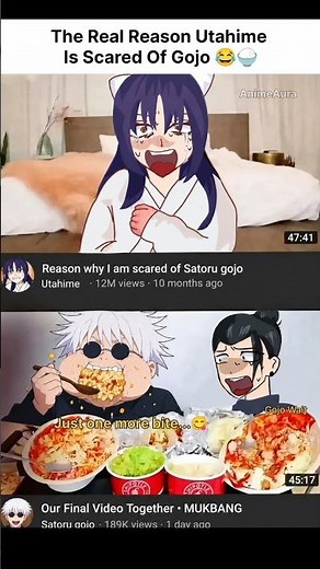 Reason Why I Am Scared Of Satoru Gojo 😭 | JJK Meme #anime #jjk #gojo #utahime