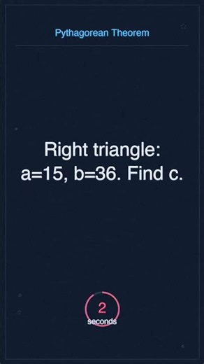 Daily math grind: Pythagorean Theorem — nailed it or not? 💯